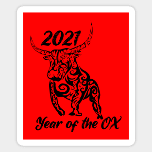 Year of the OX 2021 Magnet